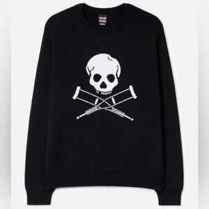 ✨Babylon LA × Jackass Logo Black Knit Sweater✨